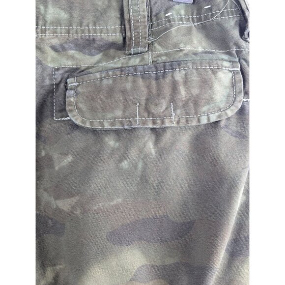 Gap Woodland Camo Cargo Shorts Mens 28 Green Brown Black Hunting Outdoor Hiking - Picture 12 of 14